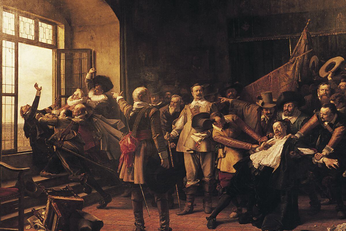 The Second Defenestration of Prague Triggering the Bohemian Revolt