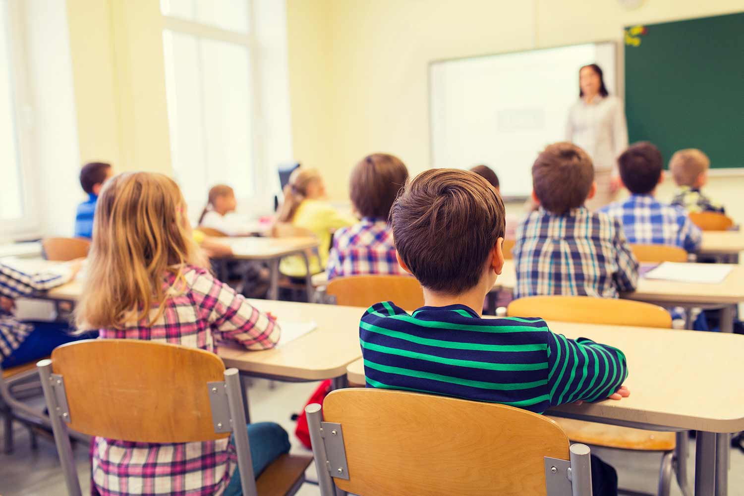 Students Learning in a Classroom