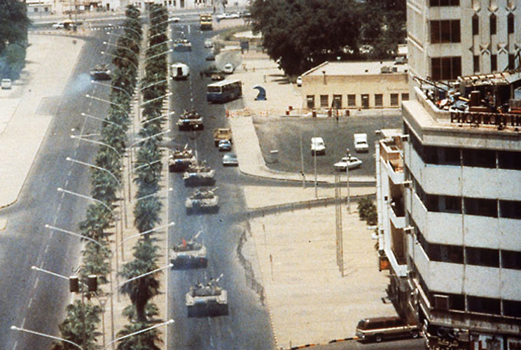 Iraqi Tanks in Kuwait City