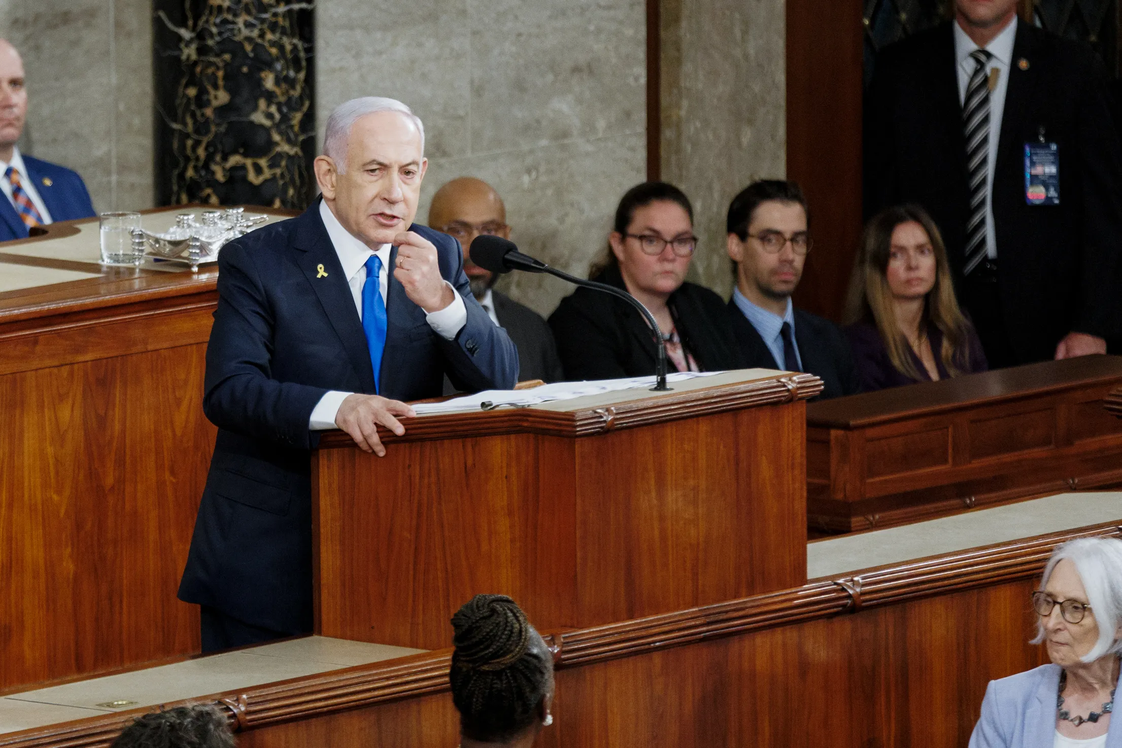 Netanyahu Gives Speech to Congress