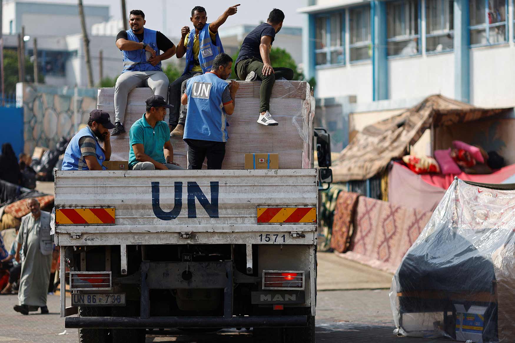 U.N. Humanitarian Aid in Gaza