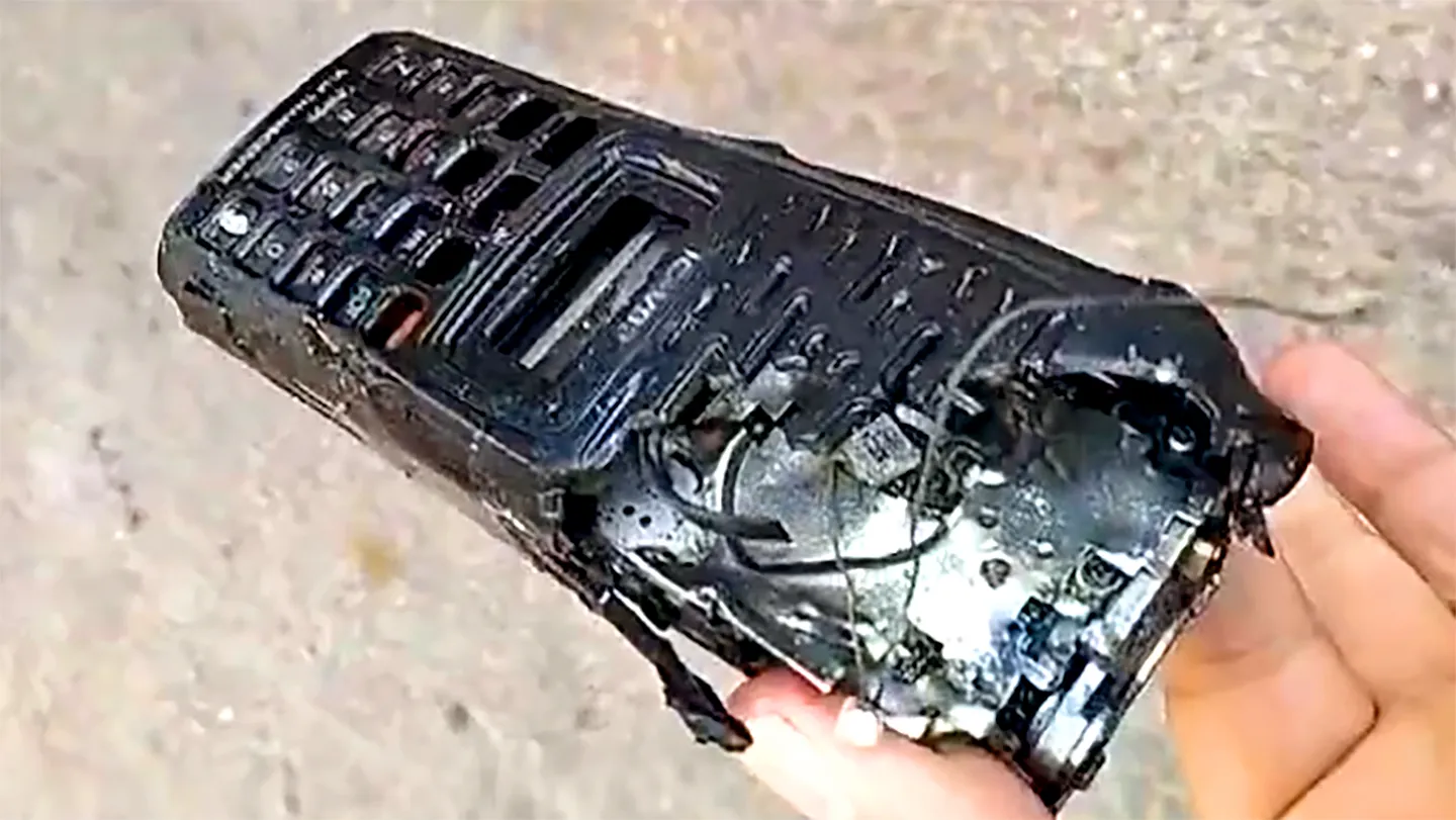 Exploded Walkie Talkie